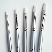 Silver Brush Limited Silverwhite® Filbert Brush Set