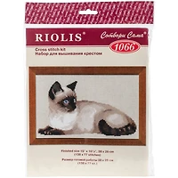RIOLIS Thai Cat Cross Stitch Kit