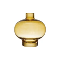 Hello Honey® 6" Yellow Glass Vase