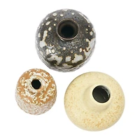 Hello Honey® Reactive Glaze Ceramic Vase Set