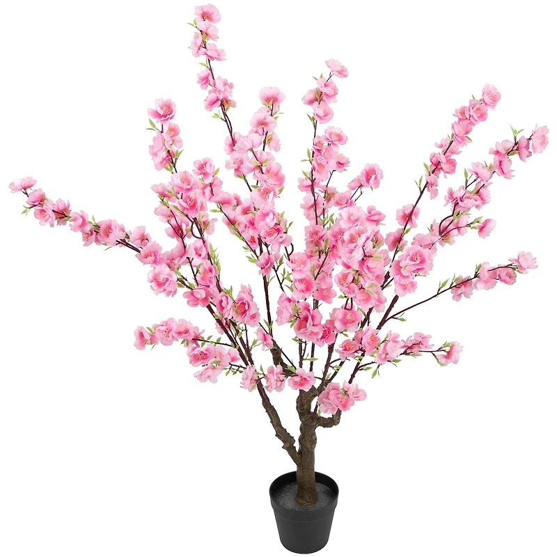 3.6ft. Pink Potted Peach Blossom Tree