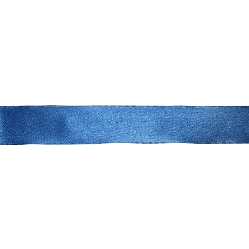 1.5" x 30ft. Navy Wired Satin Ribbon by Celebrate It®