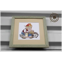 Neocraft Elf With Hedgehog Cross Stitch Kit