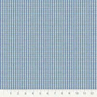 Fabric Editions Blue Gingham Cotton Fabric