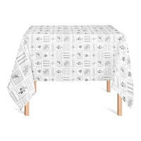 Silver Presents 58x58 Tablecloth