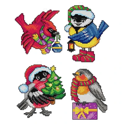 Orchidea Christmas Birds Counted Cross Stitch Kit