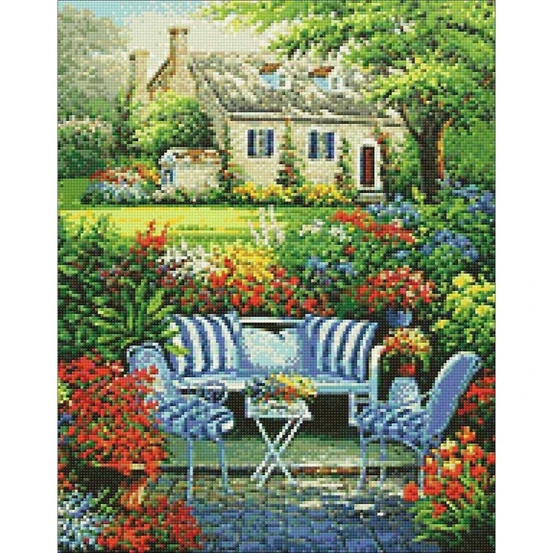 Wizardi Flower Garden Diamond Painting Kit