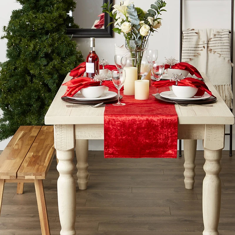 DII® 108" Velvet Table Runner