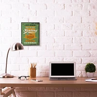 Stupell Industries Healing Miracles Religious Retro Black Framed Wall Art