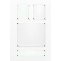 Wexel Art Mondrian 23" Double Panel Wallscape Set