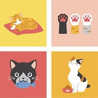 Cats Paint-by-Number Gallery Mini Kit by Artist's Loft®