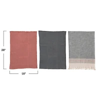 Hello Honey® Solid Cotton Tea Towels Set, 3ct.