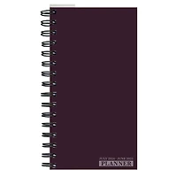 TF Publishing 2024-2025 Small Dark As Night Spiral Weekly Monthly Planner
