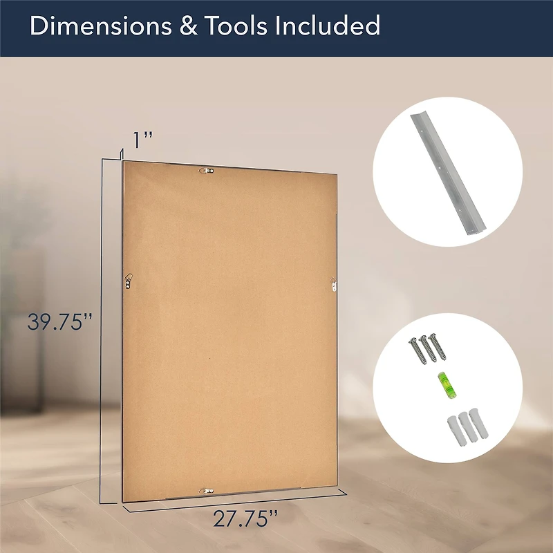 Head West® Oil Rubbed Bronze Rectangular Framed Vanity Wall Mirror