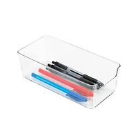 Simplify Small Rectangular Drawer Organizer Bins, 3ct.