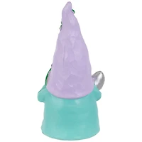 8" Happy Gardening Gnome with Shovel Outdoor Garden Statue