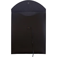 JAM Paper 9.5" x 12.5" Leather Portfolio with Button & String