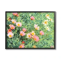 Stupell Industries Impressionistic Pink Carnations In Green Field in Frame Wall Art