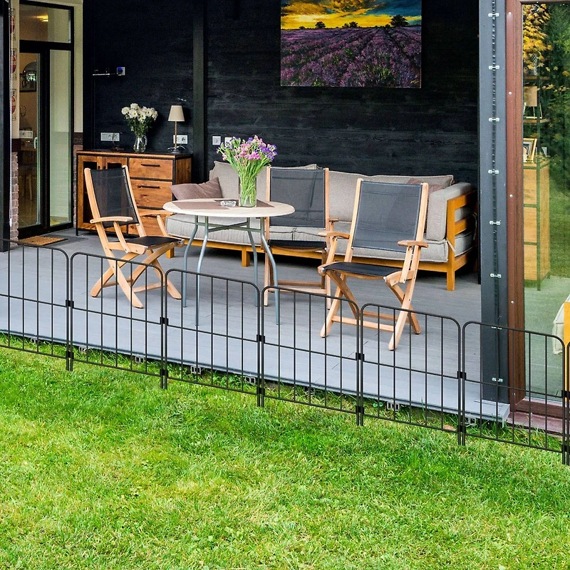 NEX™ Outdoor Lawn Landscape Panel Fence with Square Wire, 10ct.