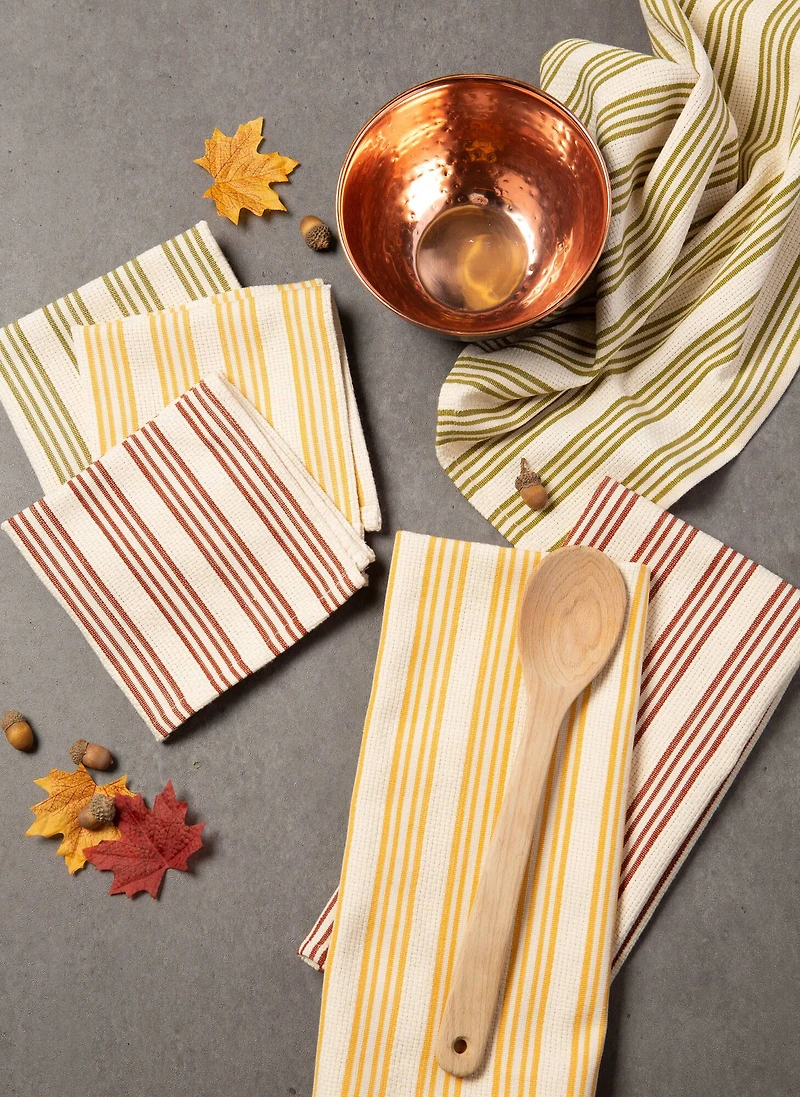 DII® Harvest Heavyweight Dishtowel & Dishcloth Set