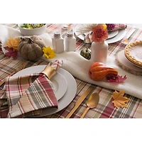 DII® 104" Give Thanks Plaid Tablecloth