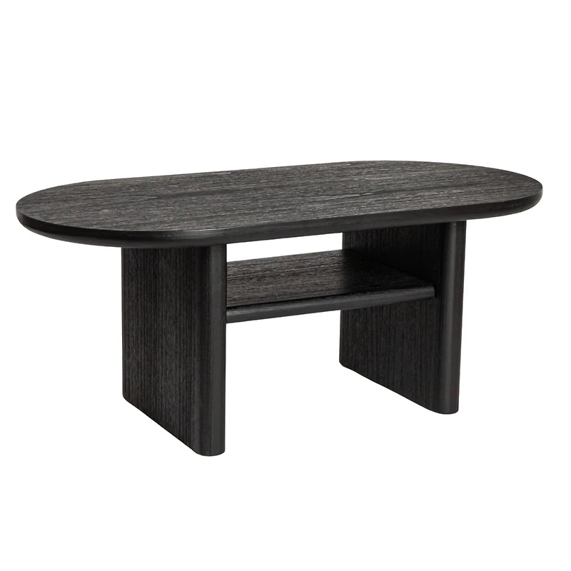 Hello Honey® Black Sturdy Firwood Coffee Table