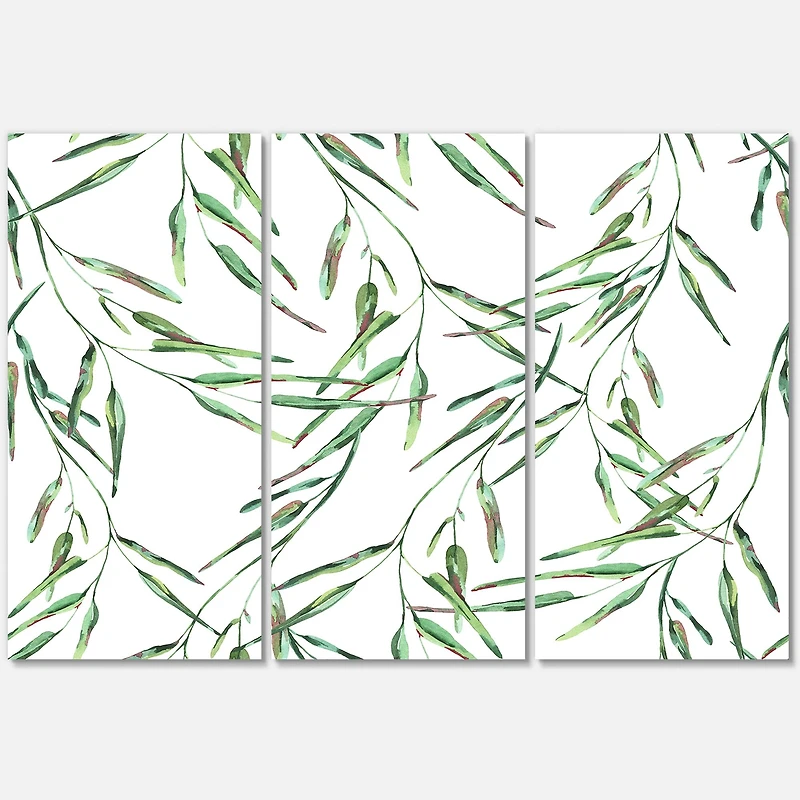 Designart - Tropical Green Leaves In Summer Times II