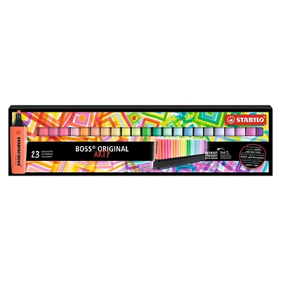 STABILO® BOSS® Arty 23 Color Original Highlighter Desk Set
