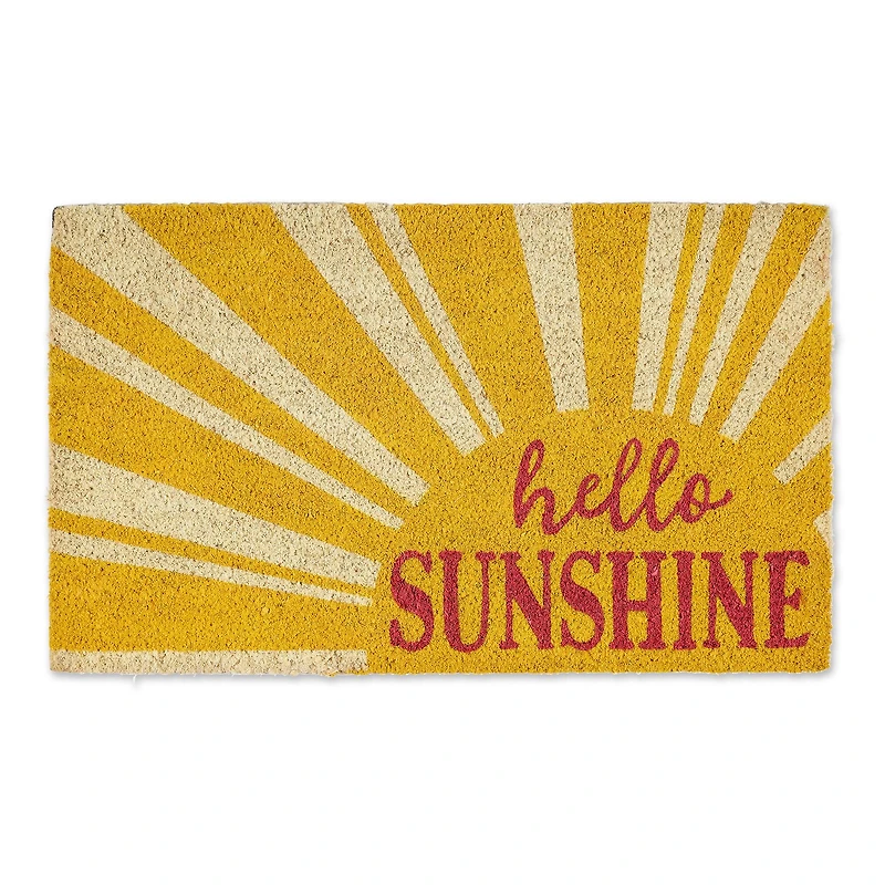 DII® Yellow Hello Sunshine Doormat