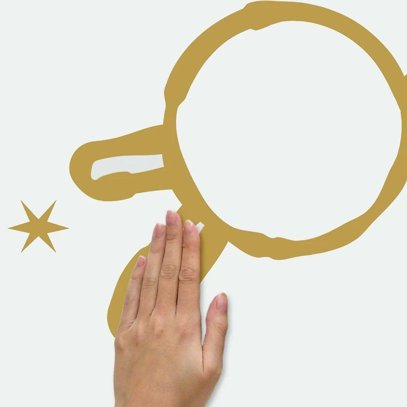 RoomMates Harry Potter Glasses Giant Wall Decal