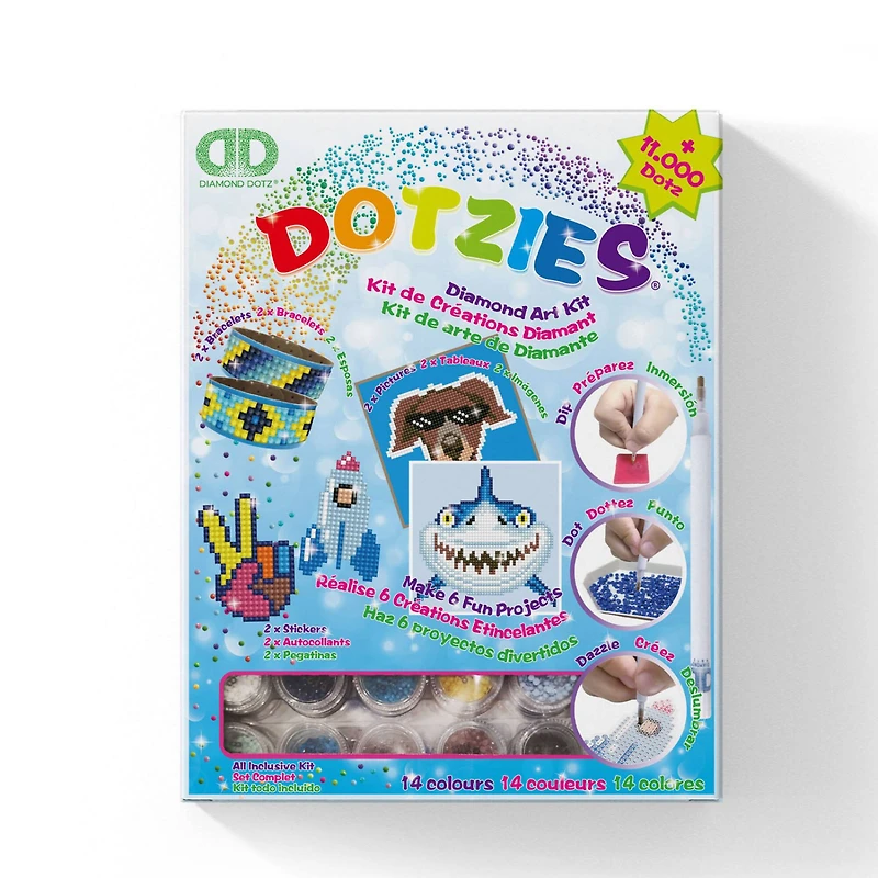 Diamond Dotz® 6 Projects Boy Variety Kit