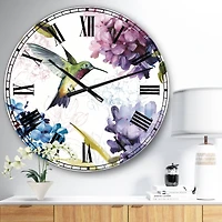 Designart 'Spring Nectar Square Ii Traditional Wall Clock