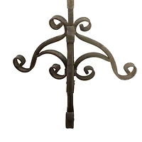 4.5ft. Brown Iron Rustic Candle Holder Lantern