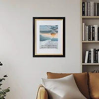 Home Black & Gold Frame with Mat by Studio Décor