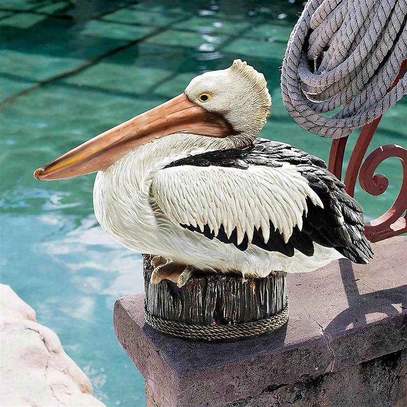 Design Toscano 12" Dock of the Bay Pelican Statues, 2ct.