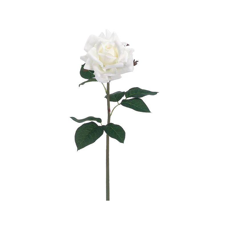 Real Touch White Rose Spray