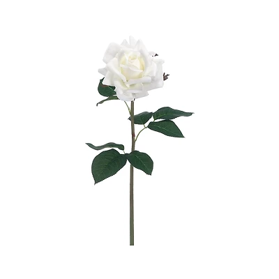 Real Touch White Rose Spray