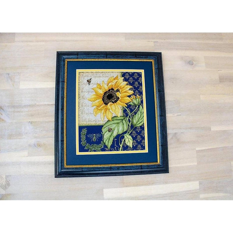 LetiStitch Sunflower Melody Counted Cross Stitch Kit