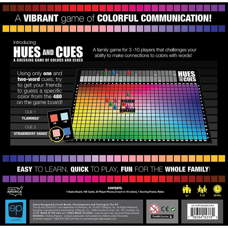 USAopoly Hues and Cues Games