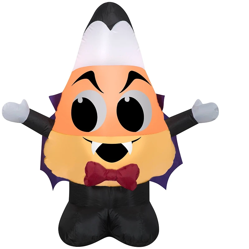 3.5" Airblown® Inflatable Halloween Candy Corn Vampire