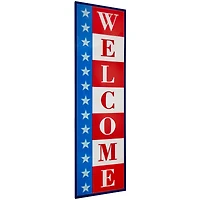 40" Americana Welcome Metal Wall Sign