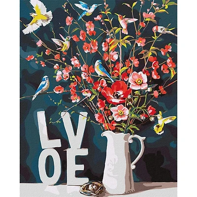 With Love Painting by Numbers Kit
