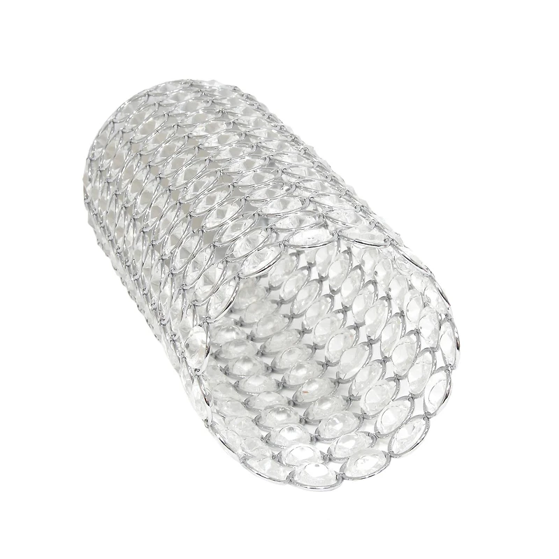 Elegant Designs™ 11" Chrome Crystal Decorative Vase