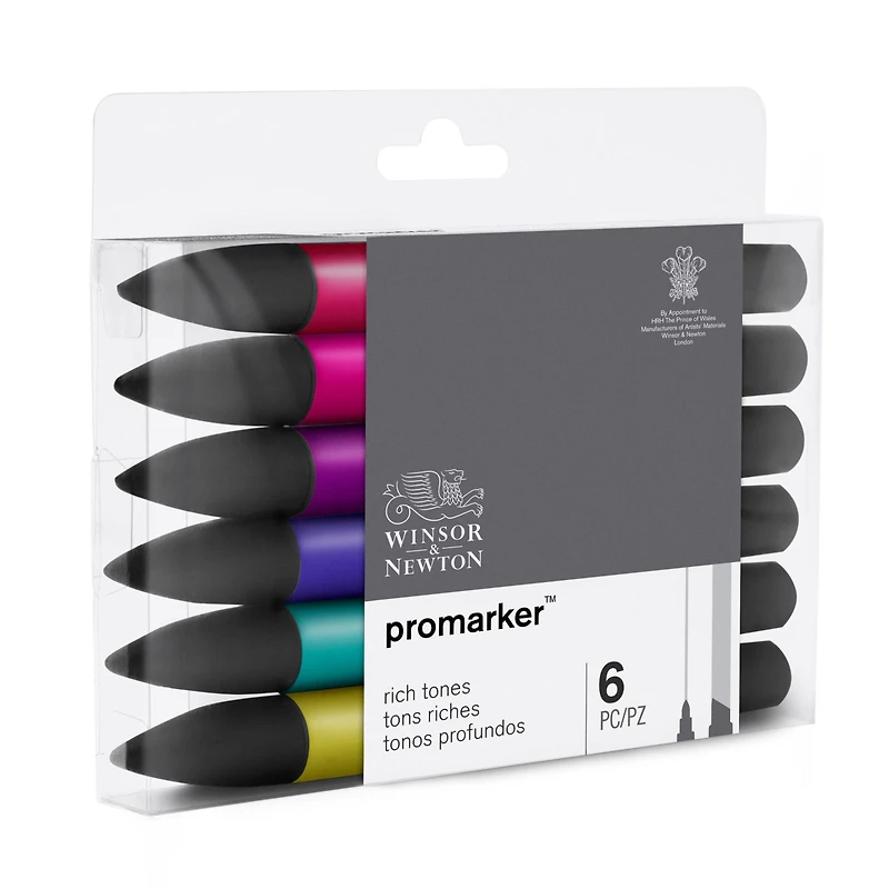 Winsor & Newton® ProMarker™ Rich Tones 6 Marker Set