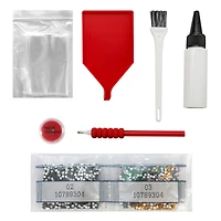 3D Christmas Tree LED Diamond Art Kit by Make Market®