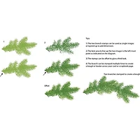 Avery Elle Layered Pine Clear Stamp Set