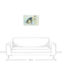 Sea Turtle 24" x 16" Canvas Wall Art