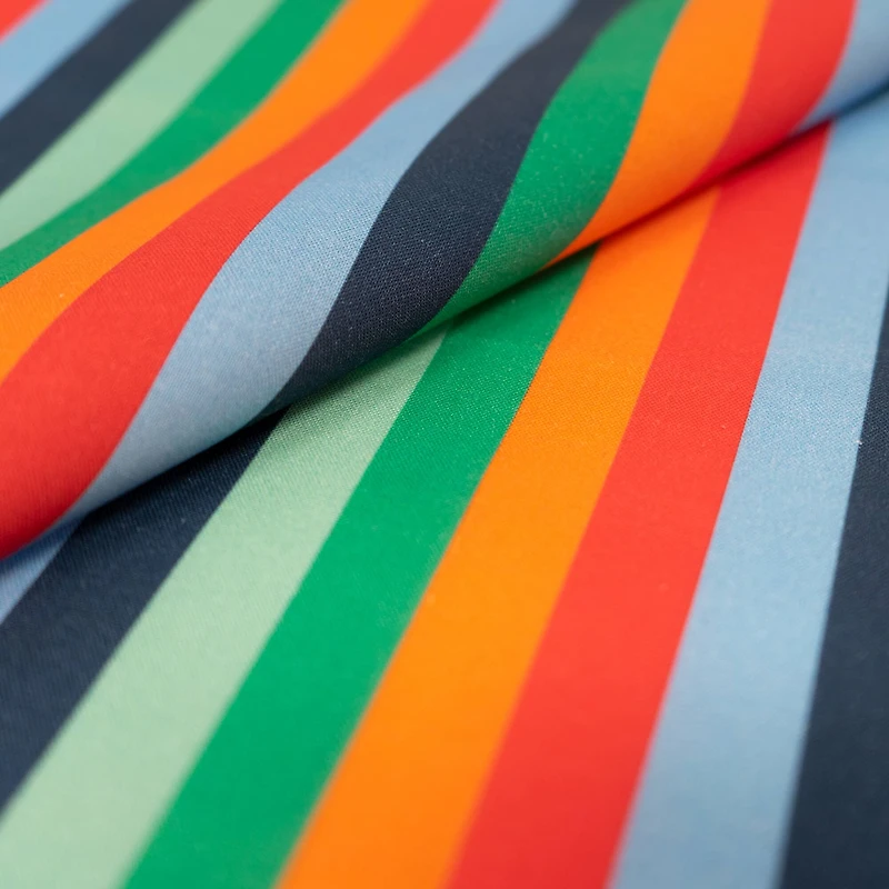 SINGER Monster Stripe Print Cotton Fabric