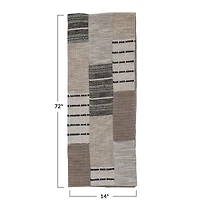 Hello Honey® 72" Cotton Table Runner with Patchwork Design