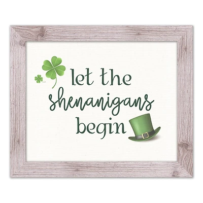 Shenanigans Begin Framed Print 16" x 20" Western White Framed Print